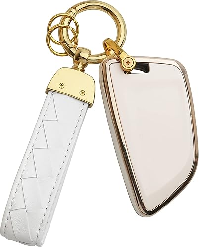 Miniatura 13 de Funda para llavero BMW compatible con llavero para llave inteligente 2 5 6 7 Series X1 X2 X3 X5 X6 (negro) Negro