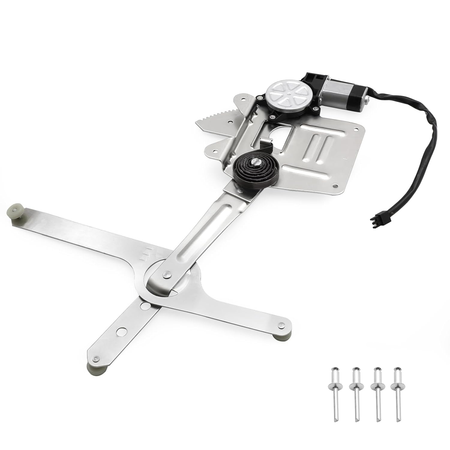 741-844 Front Left Driver Side Power Window Regulator with Motor, Compatible with Chevy S10/ GMC Sonoma 1994-2004, Chevy Blazer 1995-2005, Oldsmobile Bravada/GMC Jimmy 1996-2001