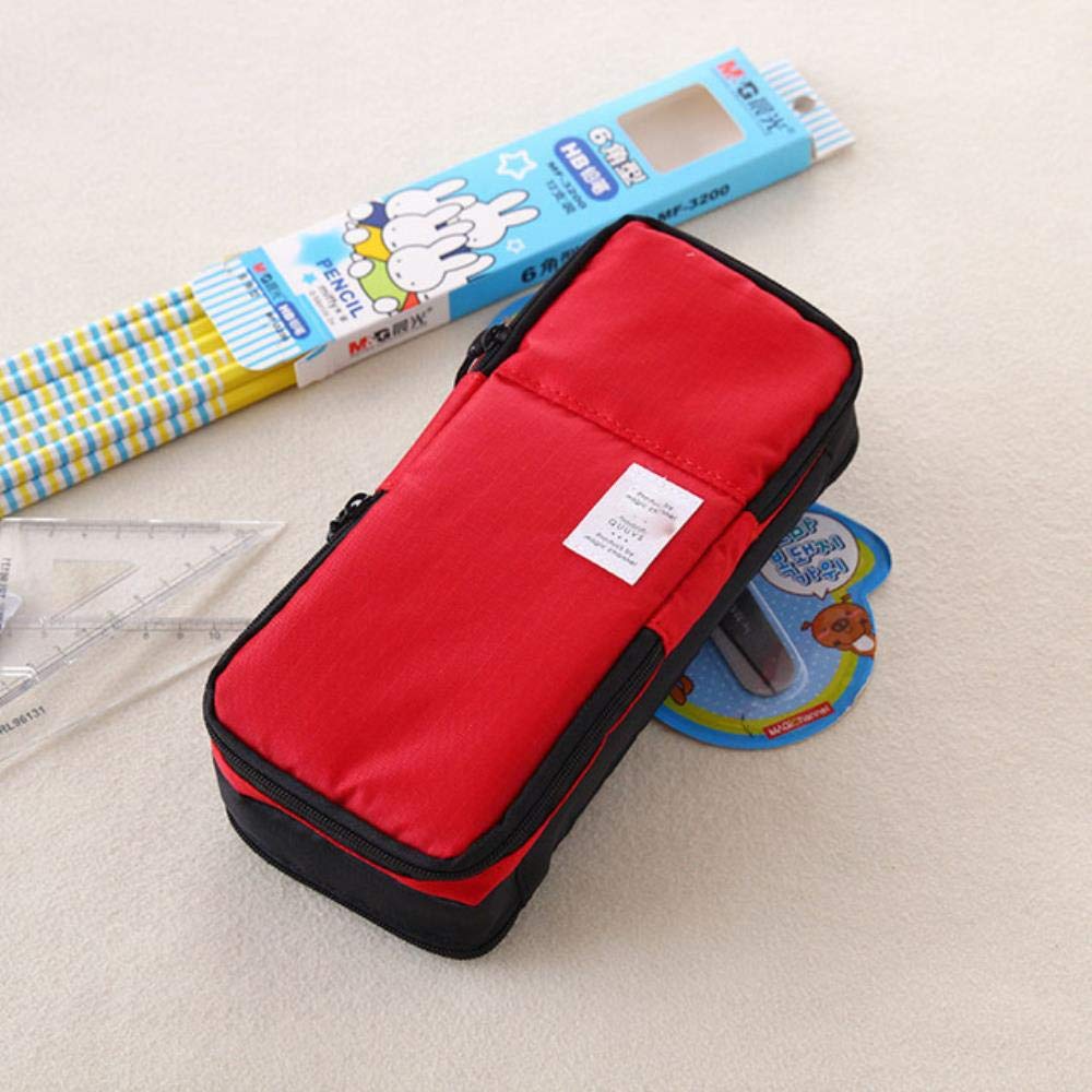Astuccio multifunzione per scuola e matite, per ragazzi e ragazze, grande capacità per penne e tende, regalo per bambini, articoli di cancelleria Verde
