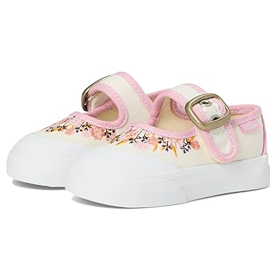 Vans Kids Mary Jane (Infant/Toddler) Kids Girl Shoes Pressed Floral Marshmallow