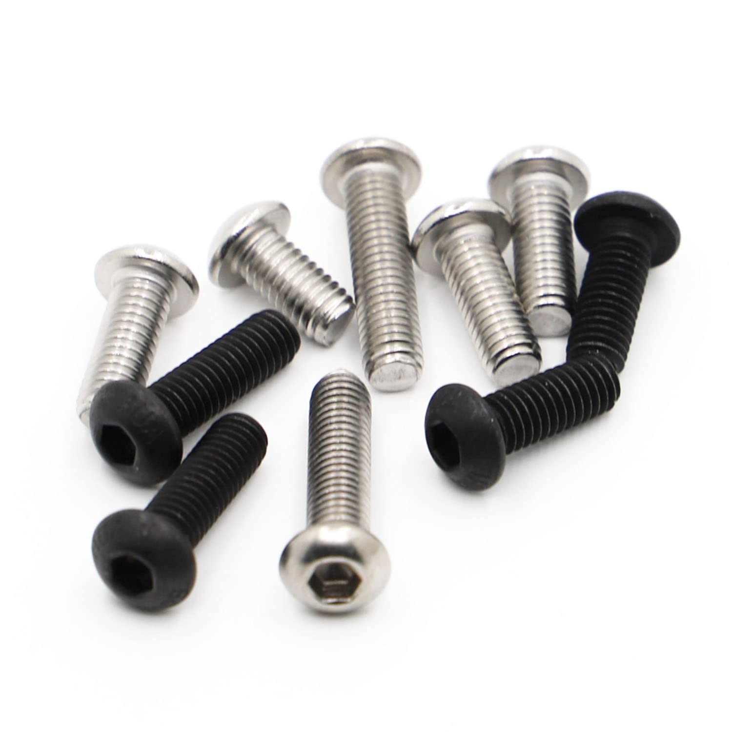 Viti A Testa Cilindrica Esagonale Interna, Acciaio Inox 304, ISO7380, Misure M2 M2.5 M3 M4 M5