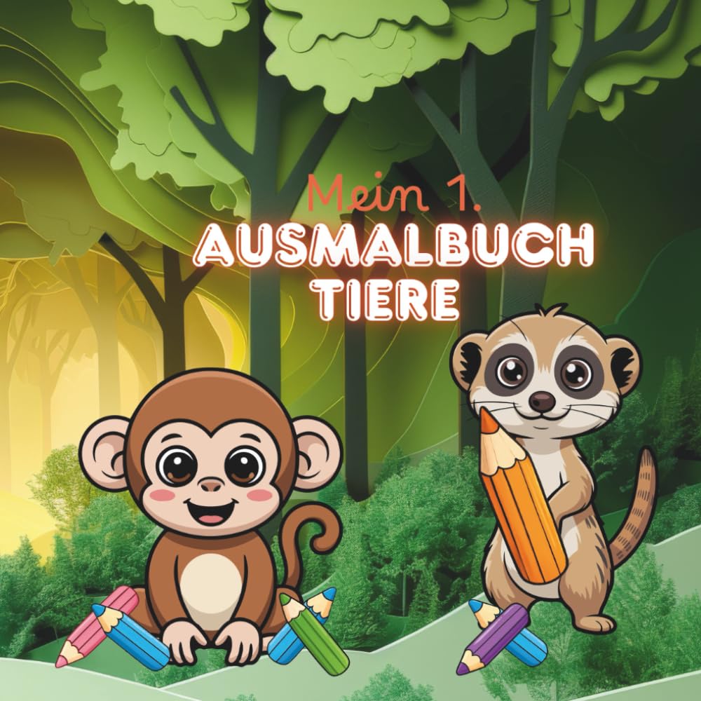 Mein Tier-Malbuch
