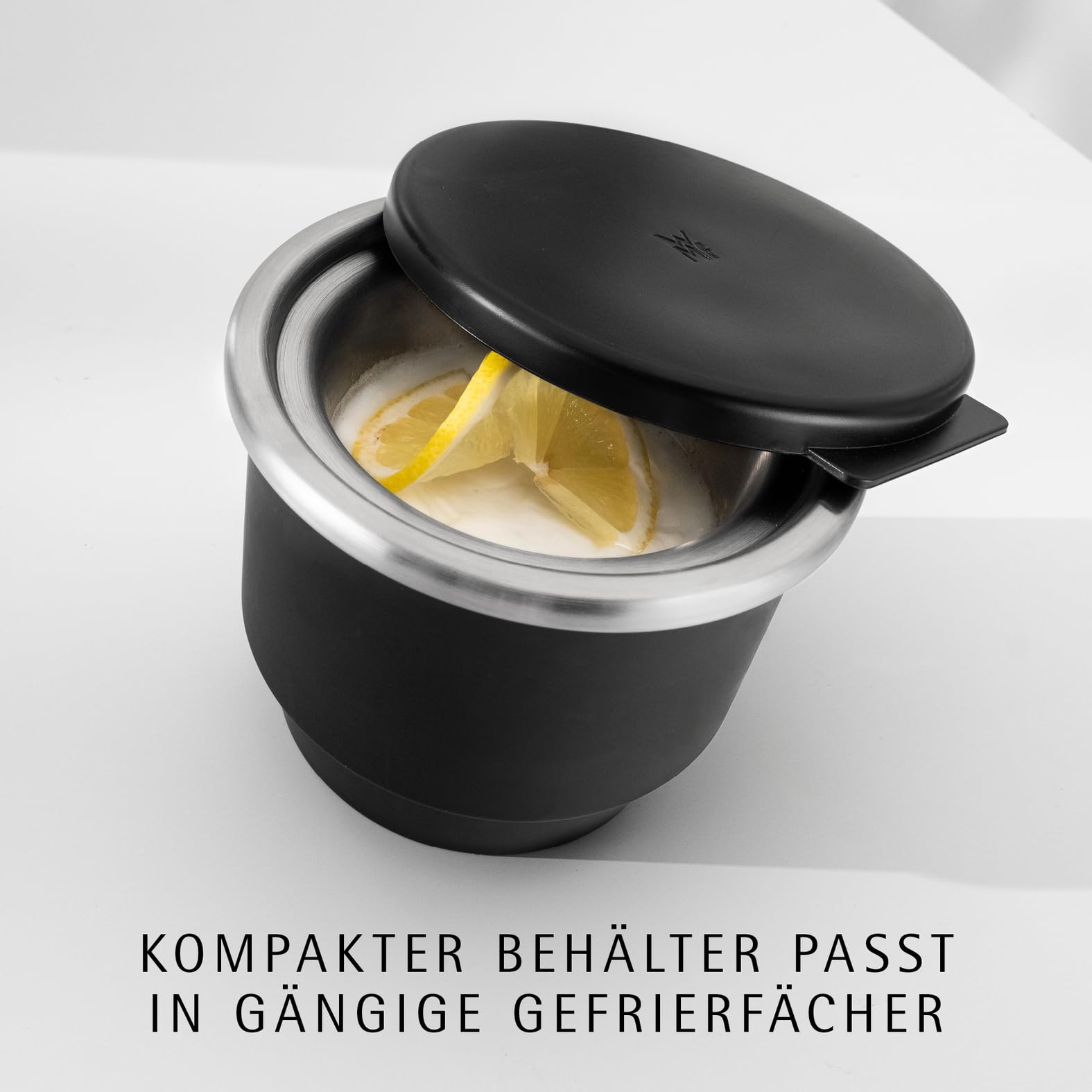 WMF Küchenminis 3in1 Eismaschine, Frozen Joghurt, Sorbet, Eiscreme, 300 ml, 30-Minuten-Time, spülmaschinengeeignet