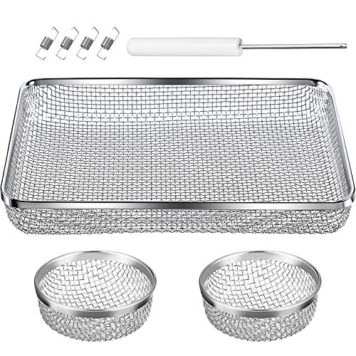TOODOO 3 Pack Flying Insect Screen RV Furnace Vent Cover (2.8 Inch)