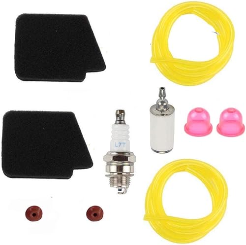 Kit de afinación de filtro de aire para 545146501 Poulan BVM200FE BVM210FA BVM210VS SM210VS Sopladores Línea de combustible Filtro de cebador