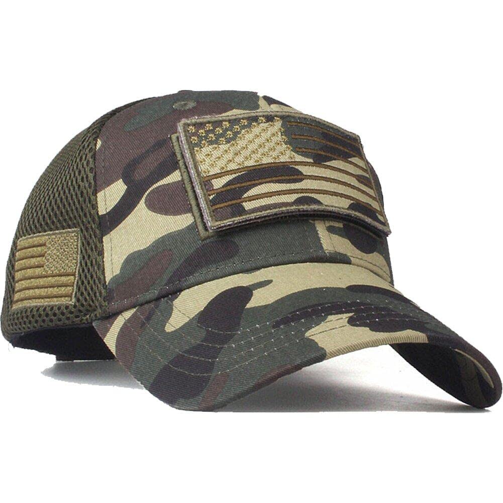 Sanfly Unisex American Flag Baseball Cap Horsetail Hat Hip Hop Hat Sport Caps Hats Sun Hat for Driving Sport Hiking