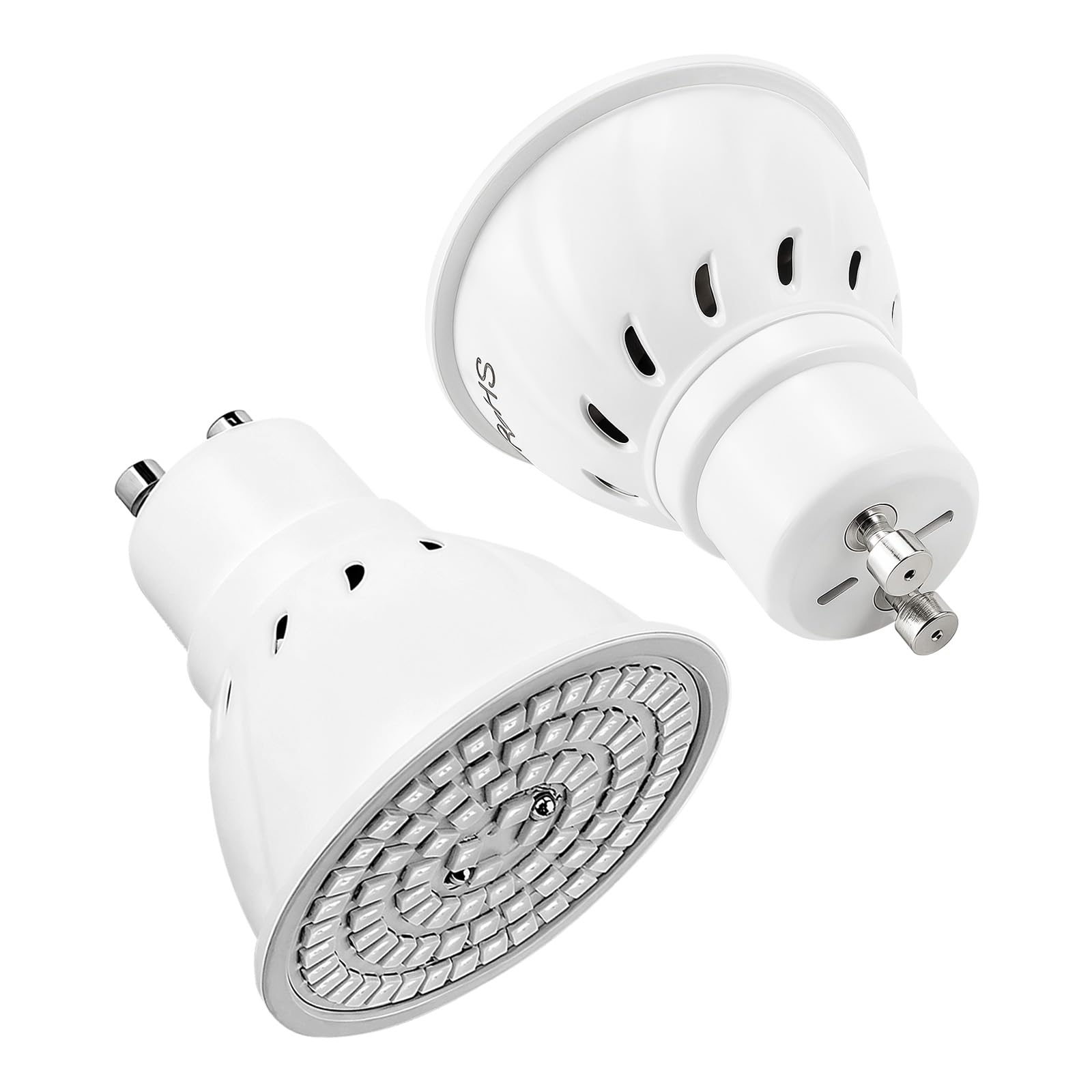 ZJIVQO 2Pcs LED Grow Light Bulbs, Hydroponic Growth Light, Plant Growth Full Spectrum Horticultural Lamp, 220V Indoor for Succulents, Garden - GU10-80