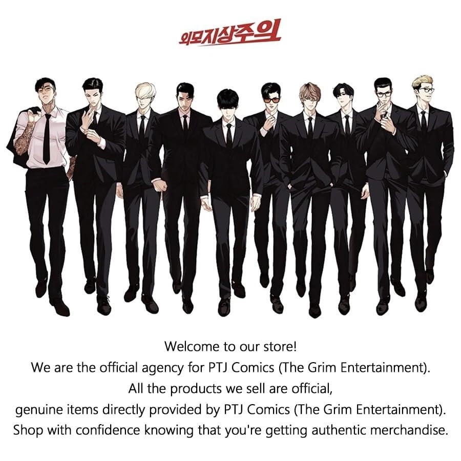 (Big Deal Ver) Lookism Official Merchandise SD Corotto Acrylic Figure Set, 5 Pieces, 0.79 x 1.18 inches, Made in Korea