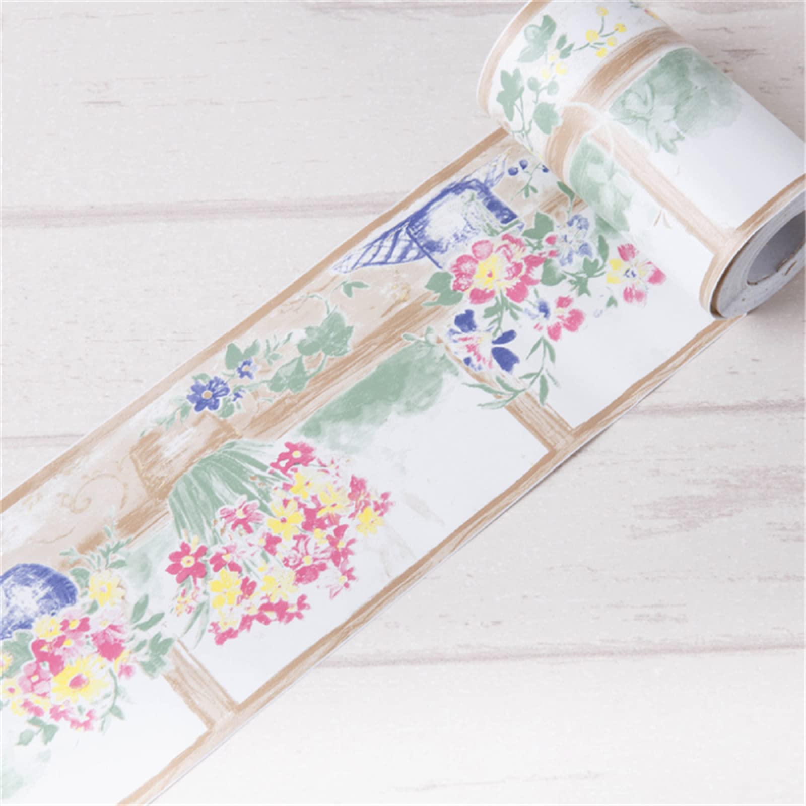 Self-Adhesive Multicolor Wallpaper Border Stickers for Walls Ceiling