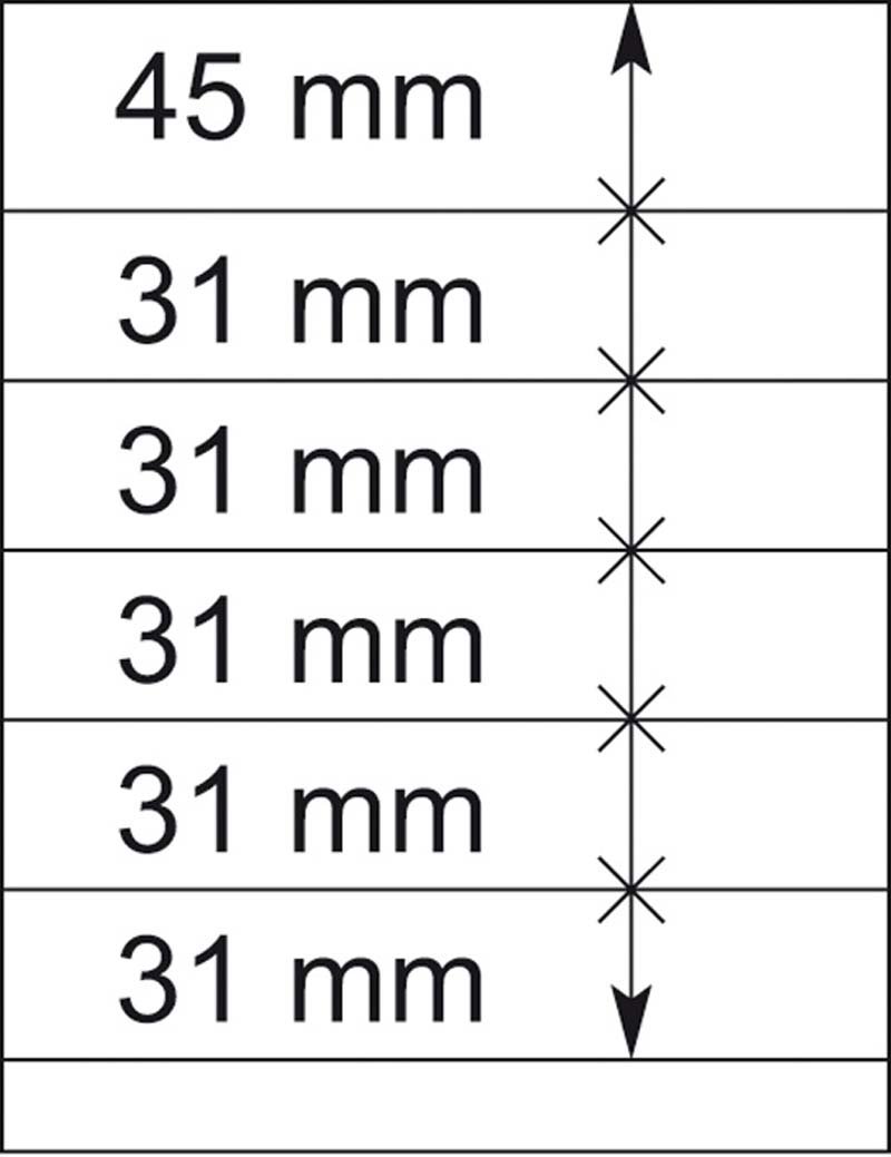 Lindner 802602 T-Blank Pages - 1 piece