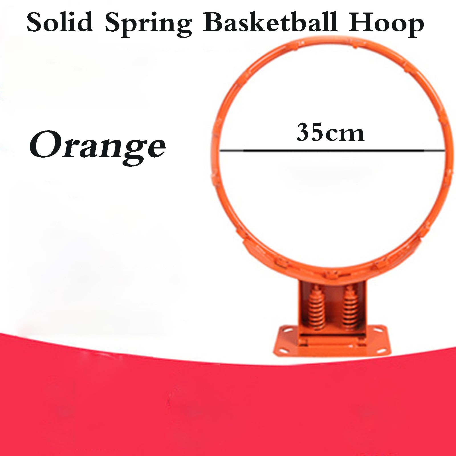 Wandmontierter Basketballkorb,Basketballkorb Wand,Basketballkorb Outdoor Wand,Massiver Wand Basketballkorb,Doppelfeder,FüR BüRo,Zimmer,Schlafzimmer,Badezimmer,FüR Garten Hof