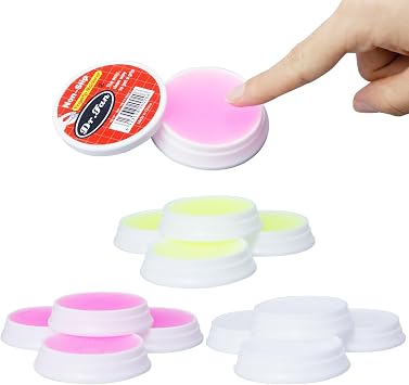 12PCS Fingertip Moistener, 10 G Three-Colour Envelope Moistener, Finger Moisturizer Non-Slip Finger Moistener for Sorting Paper Grip Paper Bills Document Counting Collating Sorting Task