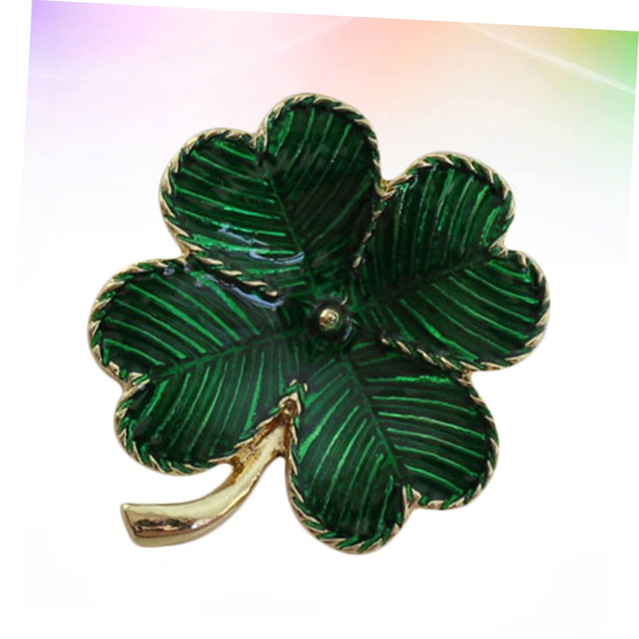 NOLITOY 9 Piezas De Recuerdos De Fiesta Irlandeses Broches De Cuatro Hojas Broches Verdes Embutidoras De Medias Alfiler De Sombrero Ebt Alfileres Irlandeses Accesorios Para El Día
