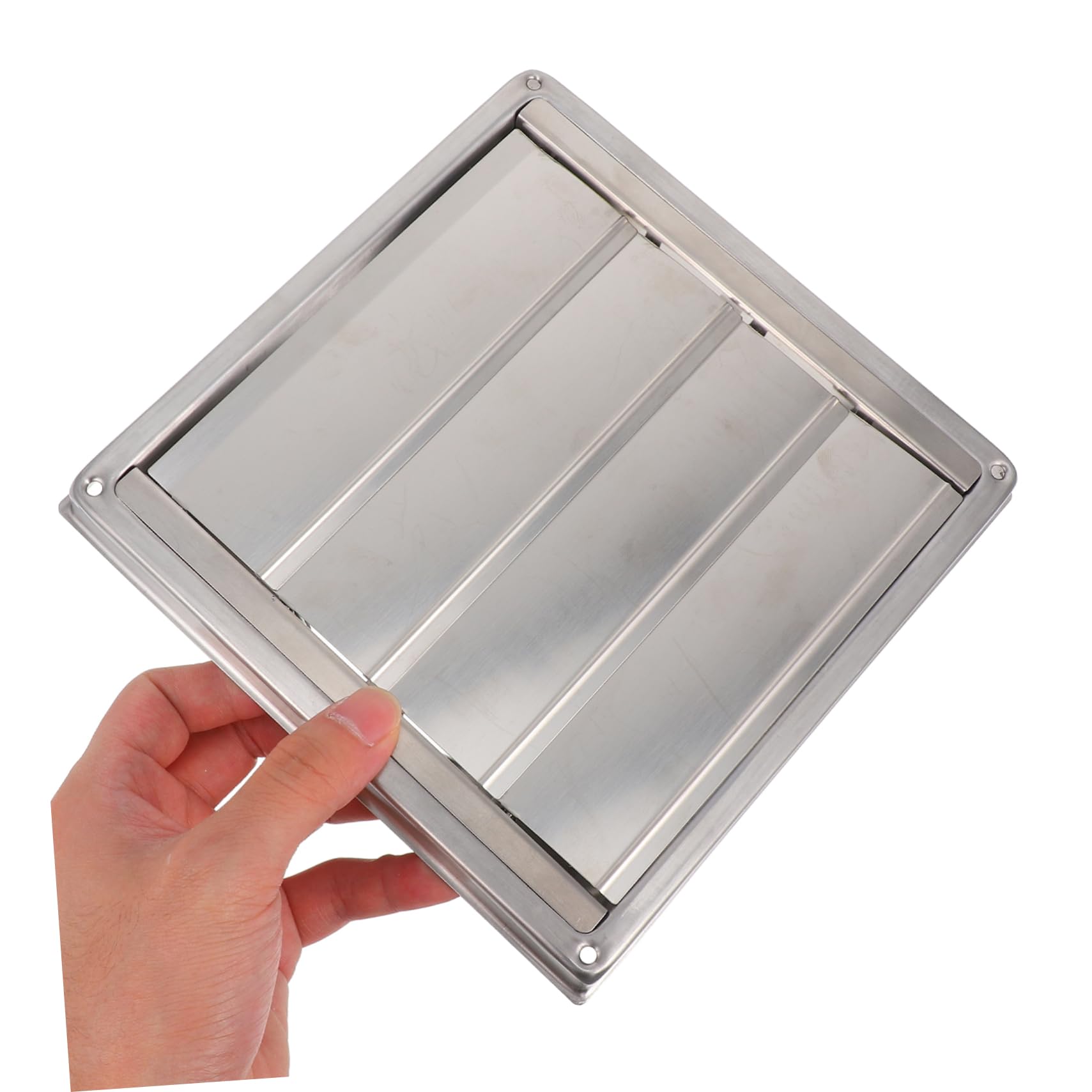VILLCASE Rejilla de Ventilación Cuadrada Diseño Elegante de Acero Inoxidable para Ventilación de Entrada de Aire y Durabilidad Prolongada en Oficina y Edificios Residenciales