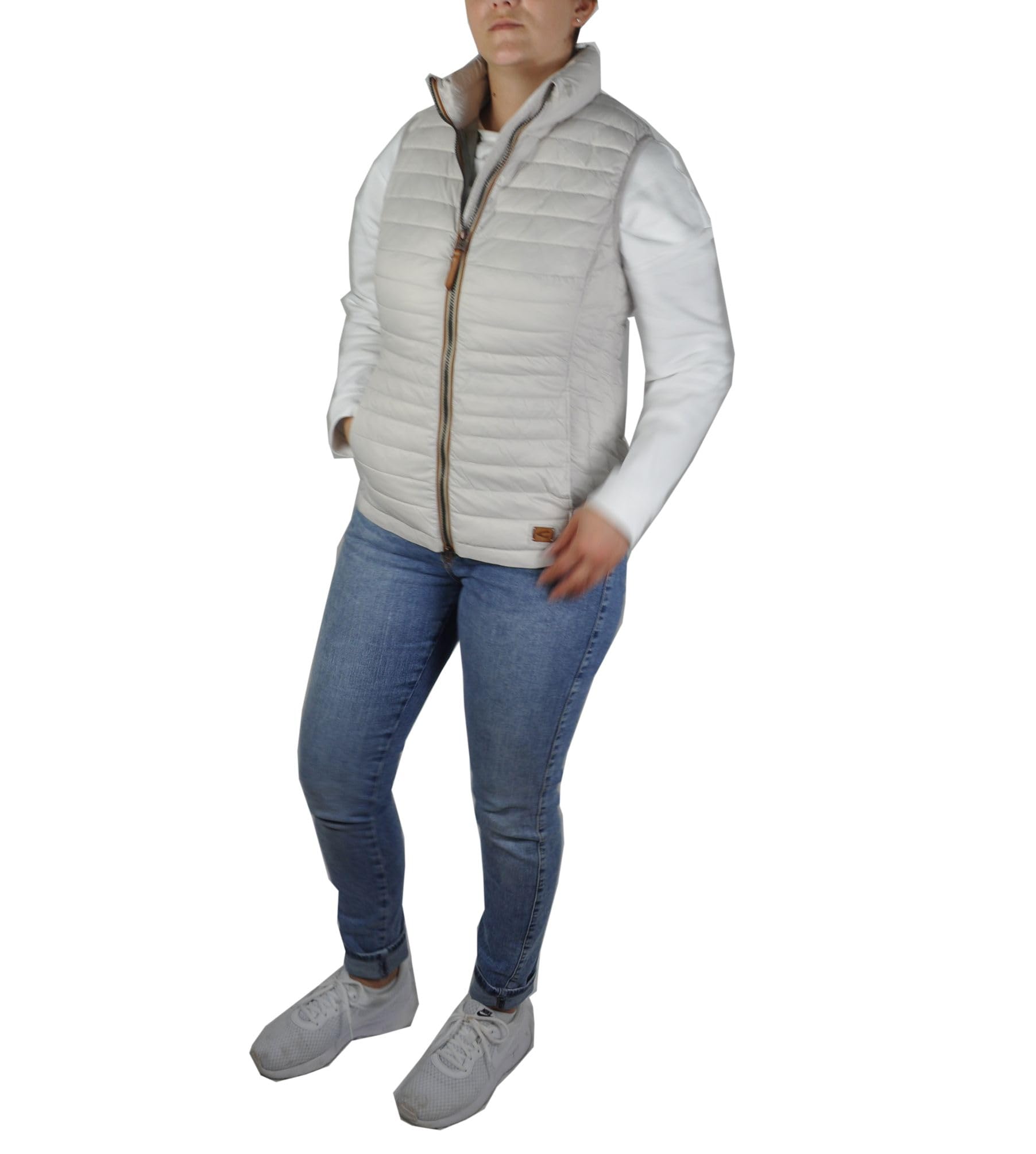 Camel Active Womenswear Women's 360250/9E50 Jacket, Pearl, 40