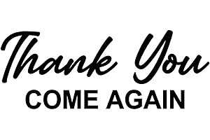 Vinyl Decal Business Thank You Sticker for Customer Appreciation