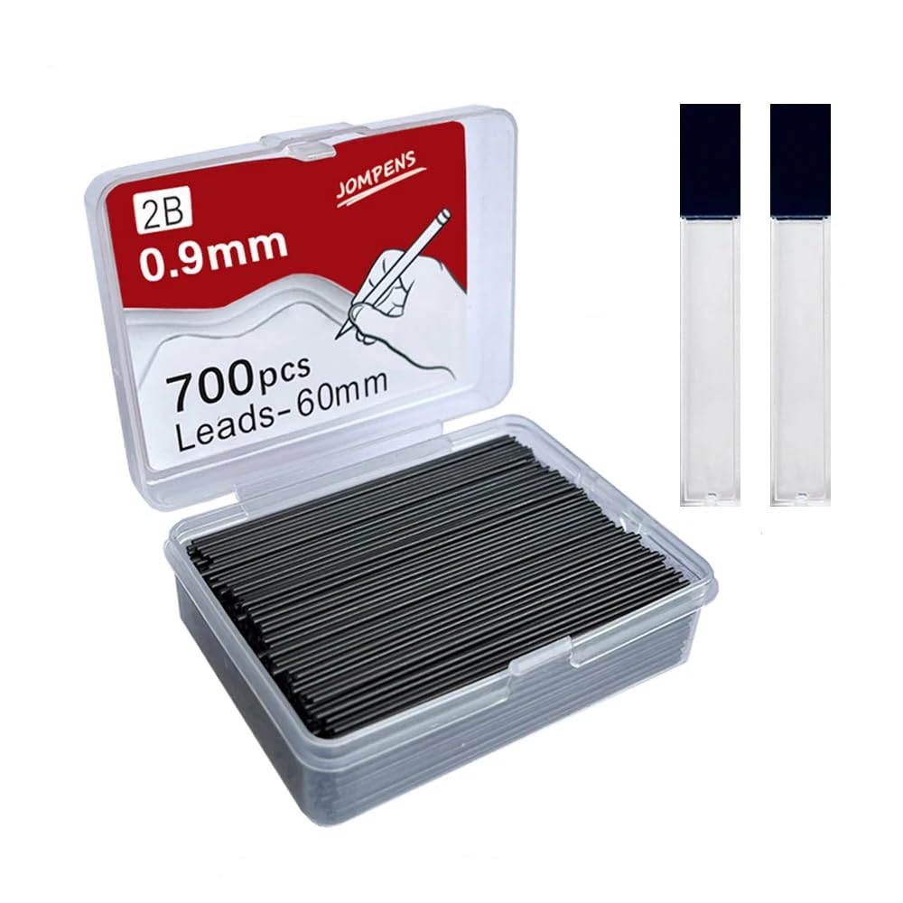 JOMPENS 8 stks/set 2.0mm Mechanische Potloden Set Met72 Stuks 2b Gekleurde Refill Lead Schrijven Office Art Schetsen Tekening School Kantoorbenodigdheden