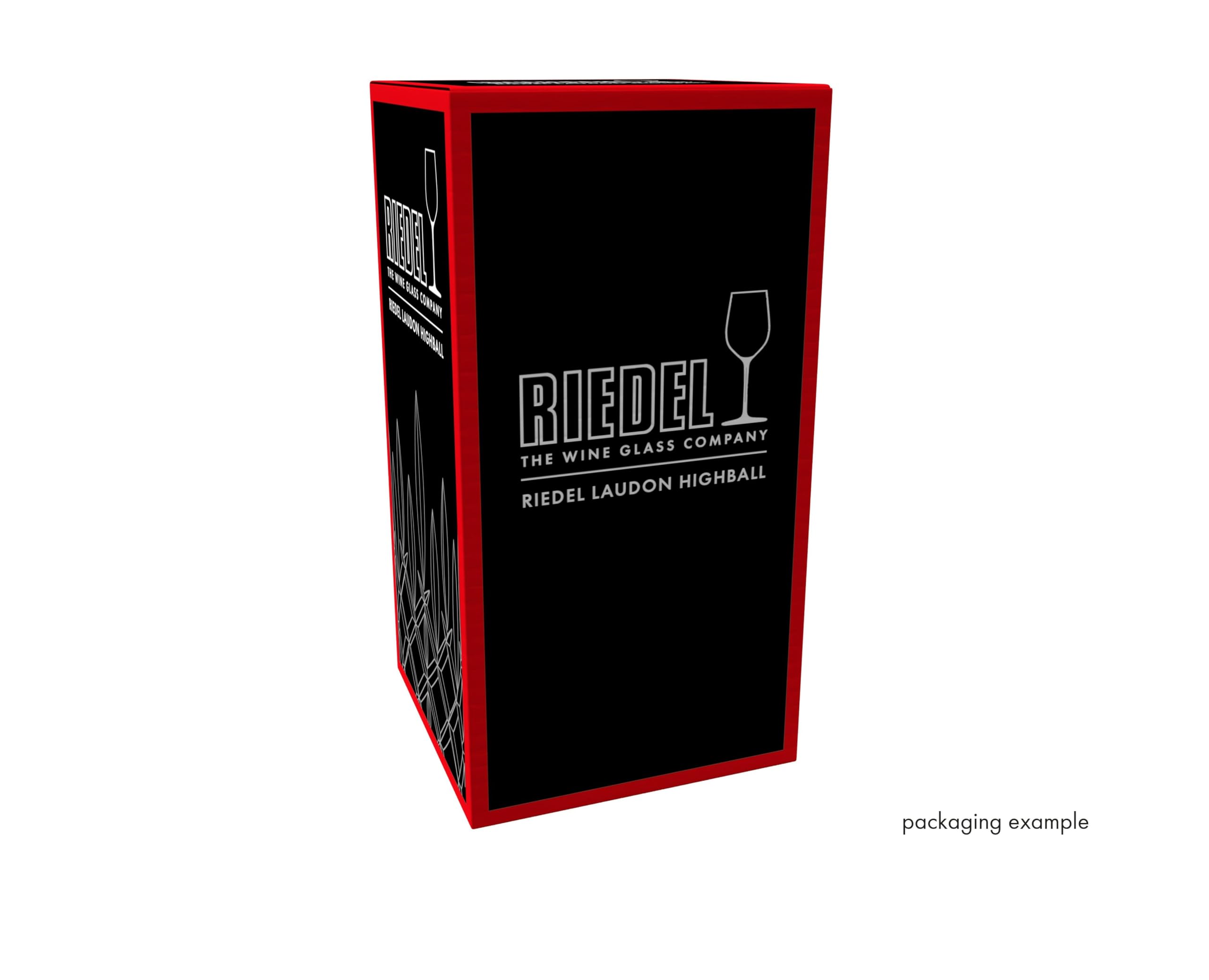 RIEDEL Laudon Highball Verre en cristal turquoise/jaune, emballage individuel, fabriqué à la machine
