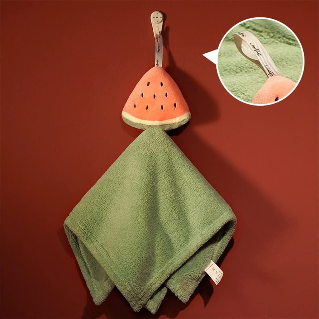 Essuie-Mains Type de Suspension Serviette absorbante Chambre Cuisine Mignon Essuie-Mains Essuie-Mains Mouchoir (D comme Le Montre l'image)