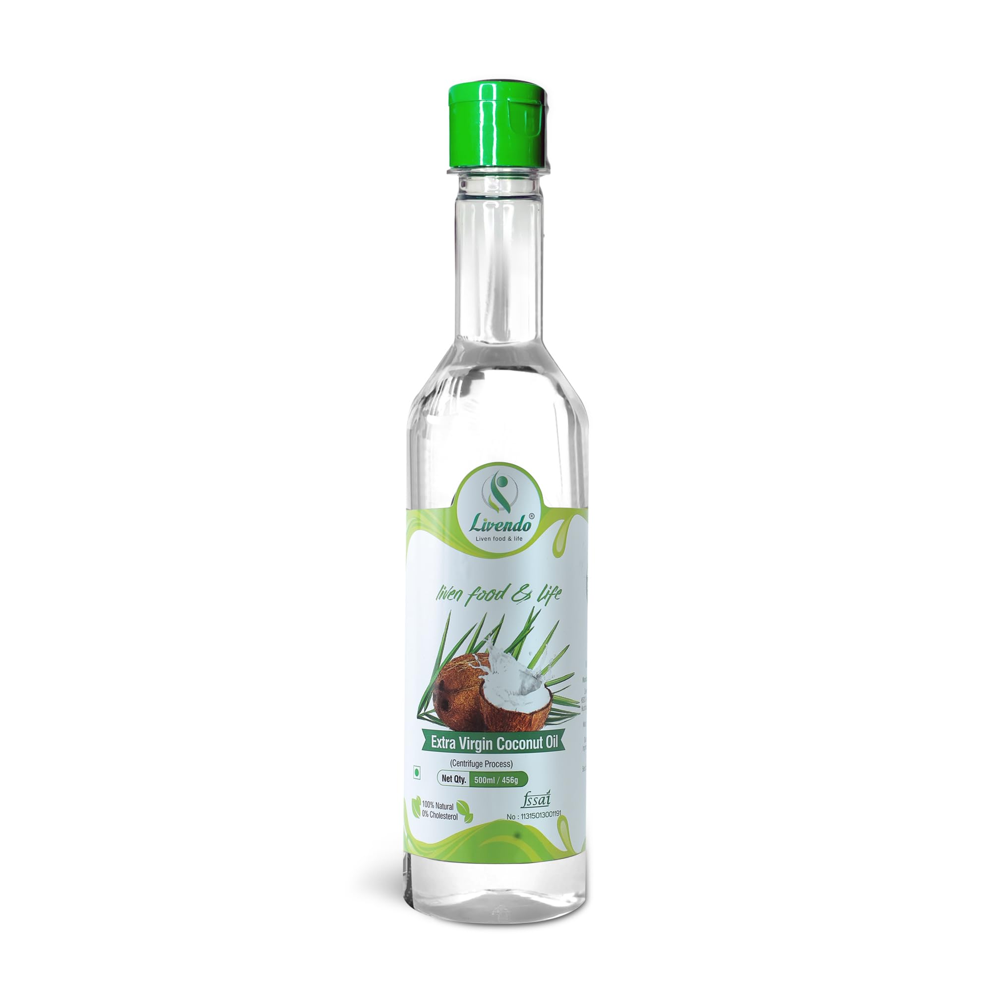 Livendo Cold Pressed Premium Virgin Coconut Oil (Extra Virgin)-500 ml I Unrefined I 60% MCT I Cholesterol Free I 100% Naturally rich in Lauric acid I Great for Skin, Hair, Baby Massage I Oil Pulling I Ideal for Cooking and Direct consumption I Produc (B0CMZVMNG9) Amazon Price History, Amazon Price Tracker