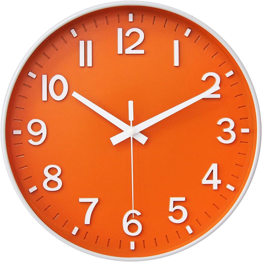 Maxstar Orologio da parete grande per soggiorno, silenzioso, oversize