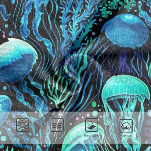 Joisal Aesthetic Blue Jellyfish Colorful Dots Toddler Girls Underwear 2t Cotton Panties Little Girl Bright Briefs Underpants3