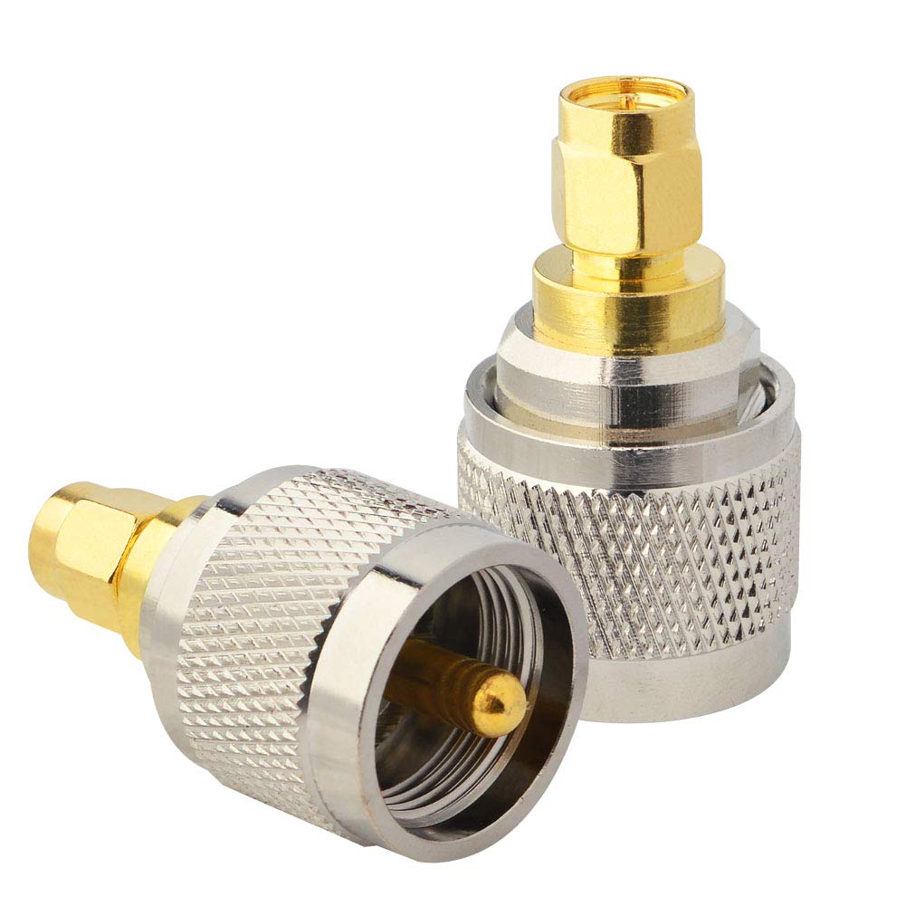 Adattatore Antenna SMA Maschio A UHF Femmina PL259 - Convertitore Per Baofeng Icom Yaesu - Foto 2