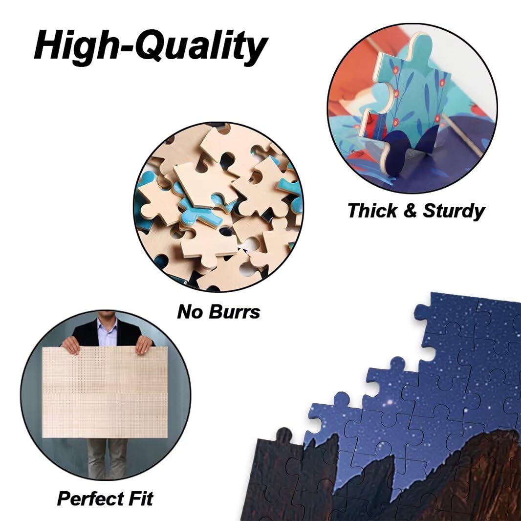 Puzzle 1000 Pezzi, Puzzle Paesaggi per Adulti, 70x50cm, Compact Box -4484