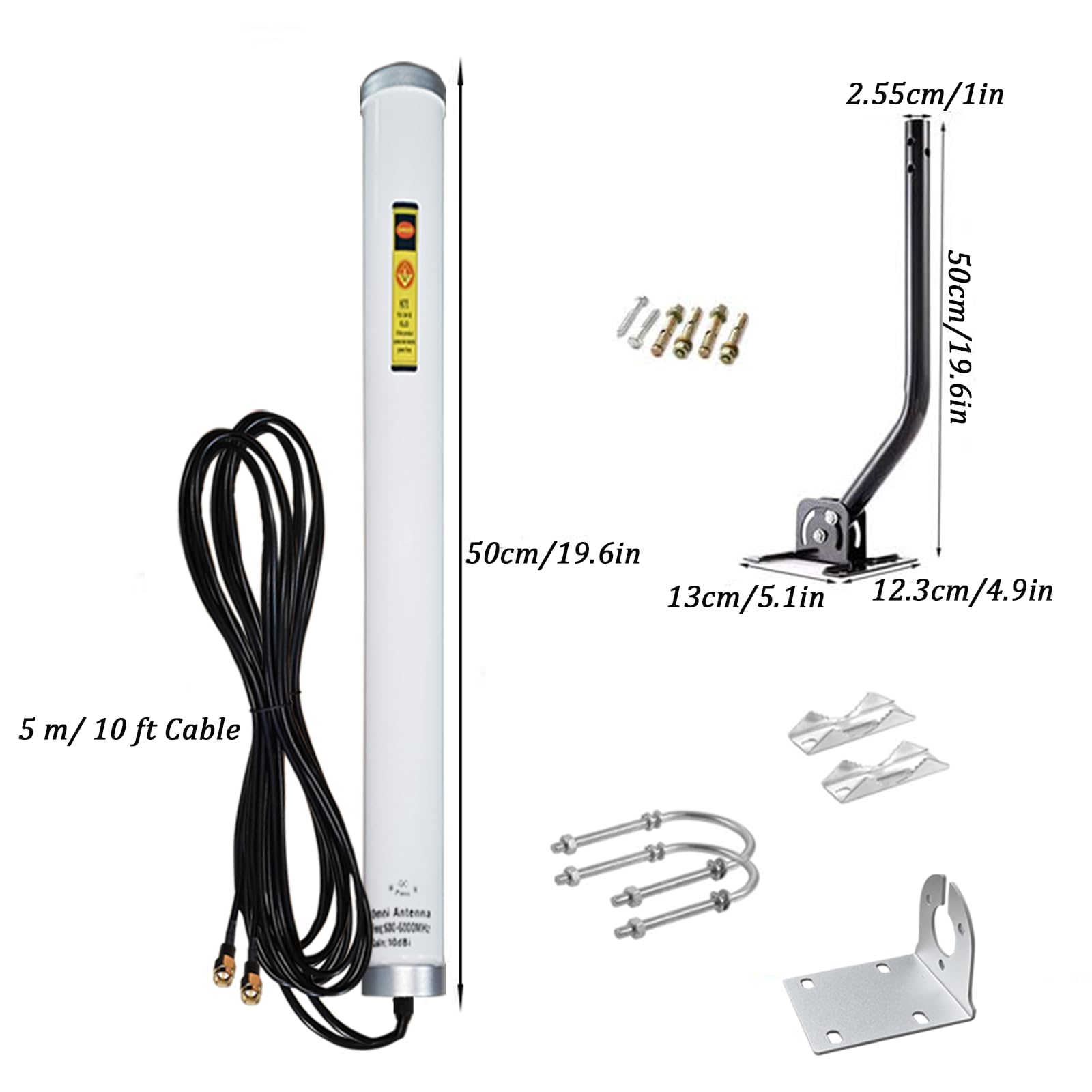 4G Lte Ts9 Crc9 Sma 88Dbi Antenne De Panneau À Gain Elevé De 800 Mhz À