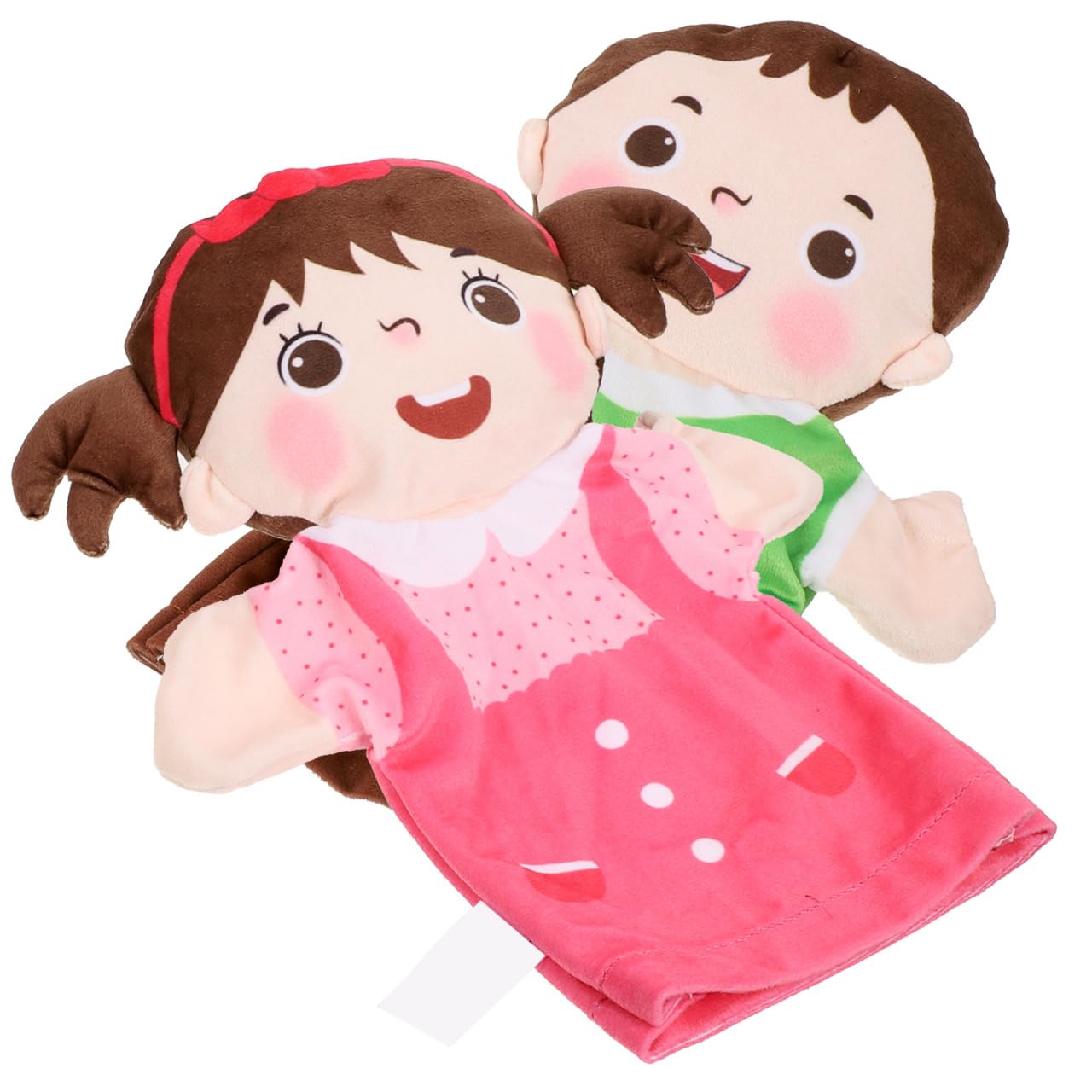 Alipis Títeres De Mano para Niños Set De Marionetas Familiares De Peluche Interactivas Figura Realista De 24X8 Pulgadas Juguete Educativo para Juegos De rol Familiar