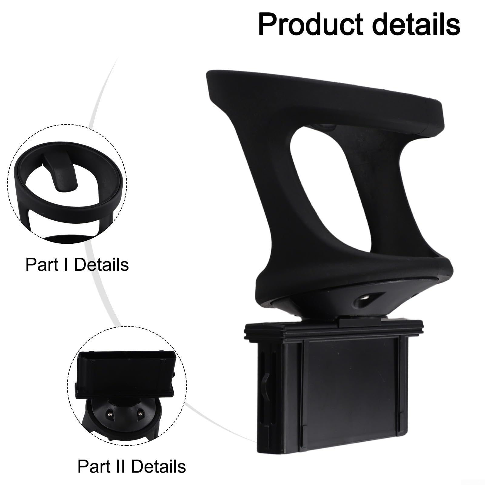 Supporto di tazza dell'inserzione della terza fila, supporto di tazza del sedile posteriore dell'ABS A4478101400 per Mercedes per Vito W447 2015-2022