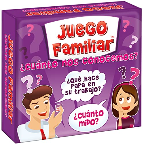 Juego de Mesa Juego Familiar ¿Cuánto Nos conocemos? Juego da Tablero para niños y Familia 6+