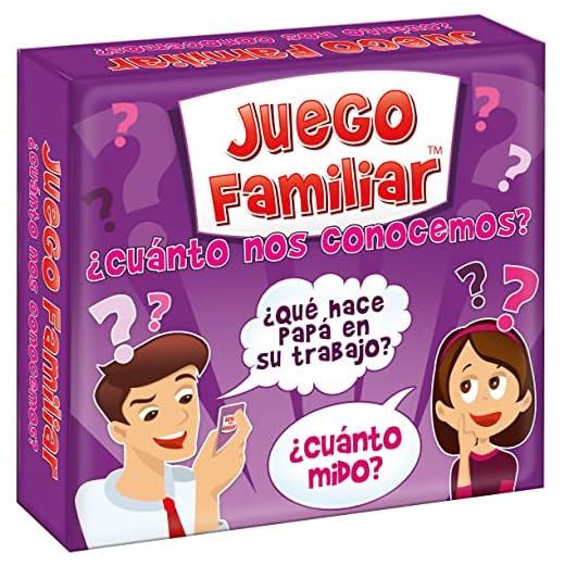 Juego de Mesa Juego Familiar ¿Cuánto Nos conocemos? Juego da Tablero para niños y Familia 6+