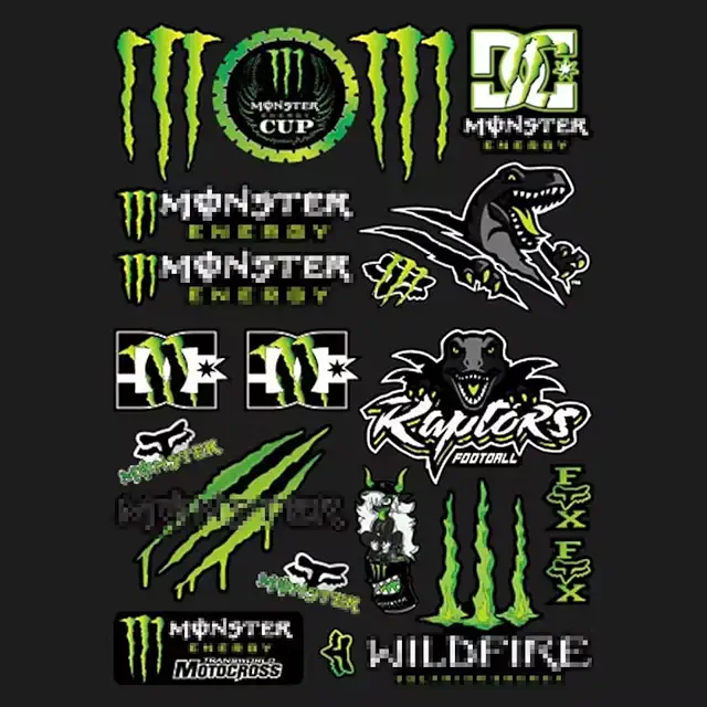 Adesivi Moto Yamaha - Grafiche Realistiche per Caschi e Veicoli - A8039