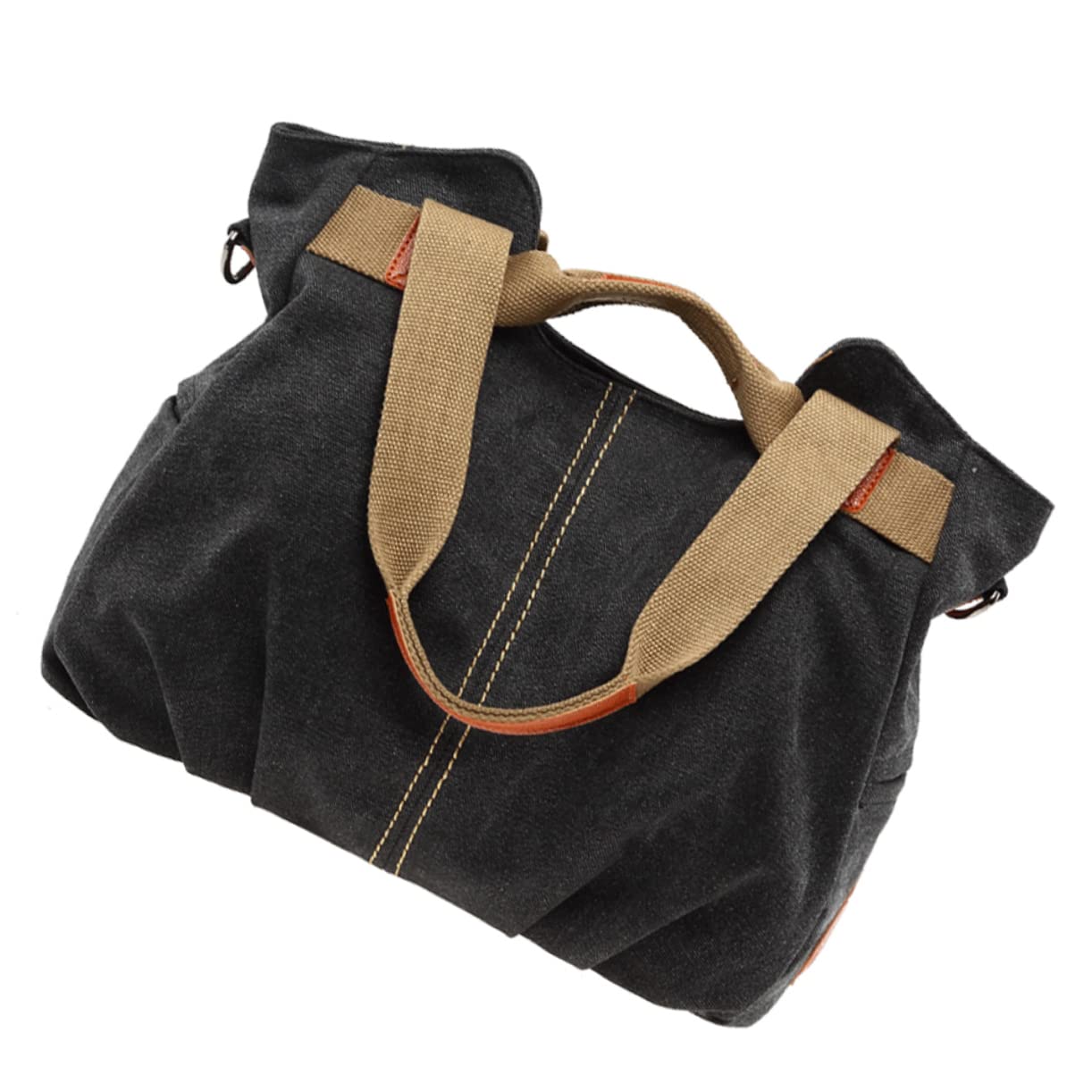 TENDYCOCO Borsa Tote in Tela in Stile Retrò Borse da Donna Borsa per La Spesa di Capacità Materiale
