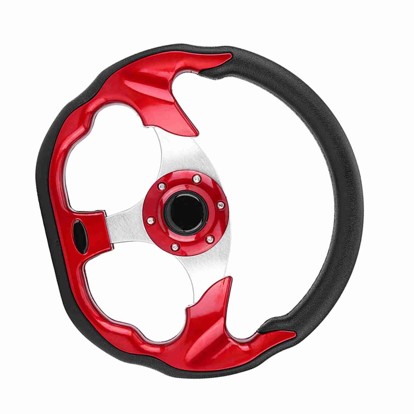 Kierownica Wyścigowa 320 Mm Zamszowa Skóra z Włókna Węglowego Antypoślizgowa Uniwersalne Dopasowanie do Zmodyfikowanych Samochodów Driftowych Wydajność Aluminiowa Rama Kierownica (czerwony)