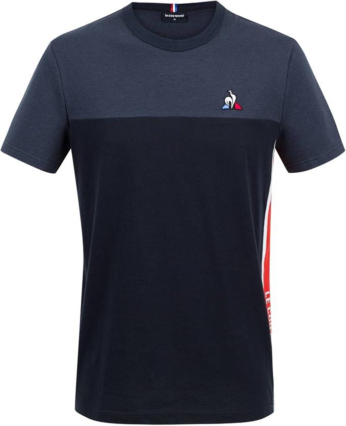 Le Coq Sportif Saison 1 Tee SS N°1 M Maglietta a Maniche Corte Uomo :  Abbigliamento