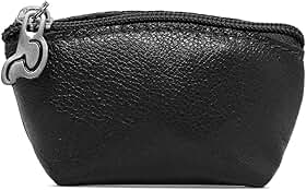Porta Moedas de Couro Modelo Barco - Relicário (Preto)