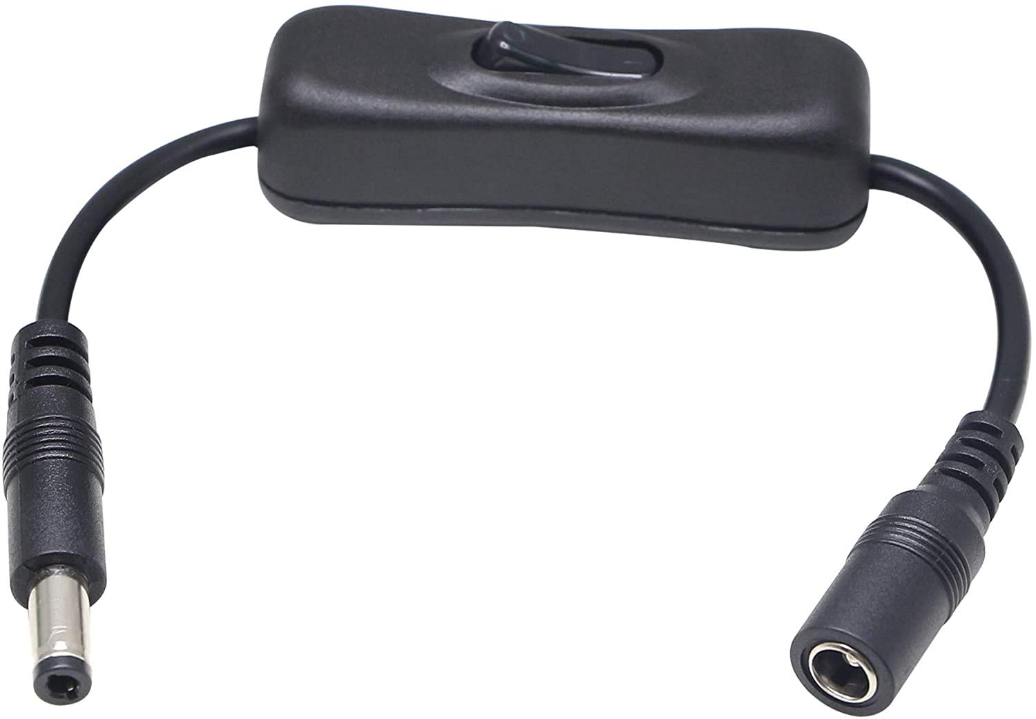 20 cm DC 5,5 mm x 2,5 mm męski do żeńskiego włącznika/wyłączania kabel do kamery bezpieczeństwa LED CCTV (4-opakowaniowe)
