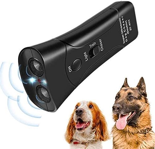 Zomma Handheld Dog Repellent, Ultrasonic Infrared Dog Deterrent, Bark Stopper + Good Behavior Dog Training