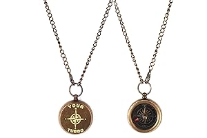Your Tommy and Your Tubbo Compass Necklace Pair