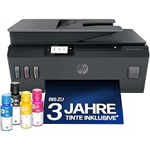 HP Smart Tank Plus 570 Multifunction Printer Printer Scanner Copier WiFi AirPrint 3-in-1 Includes Ink for up to 3 Years Printing