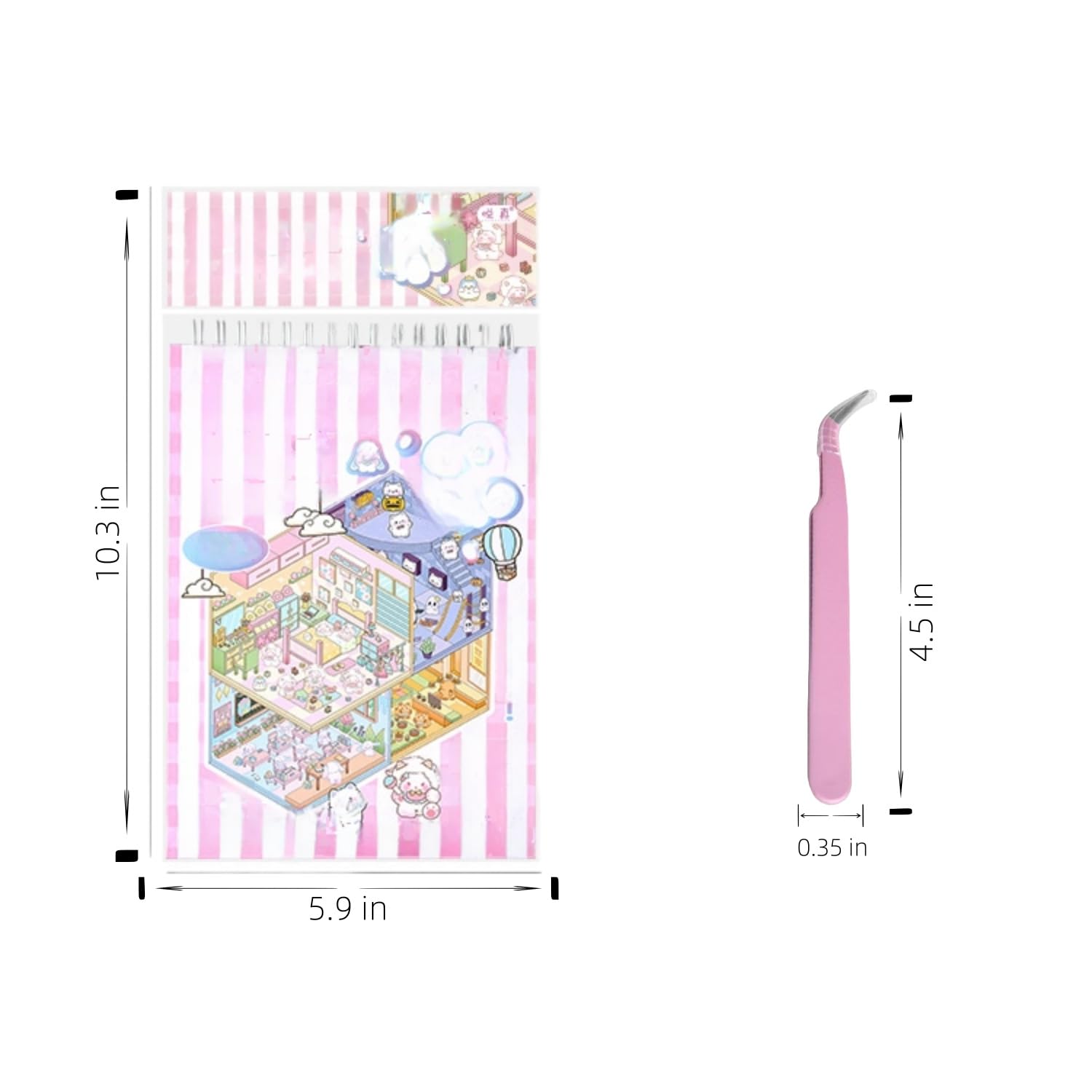 20 Sets 3D DIY House Stickers,Fun Cartoon DIY 3D Stickers Scenes for Adult Relief Stress Pass The Time,Make Your Own Warm Miniature Home Restaurant Noodles Dessert Shop - Image 3