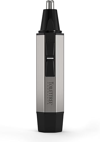 Miniatura 7 de Recortador profesional para nariz resistente al agua de acero con luz LED, Plateado