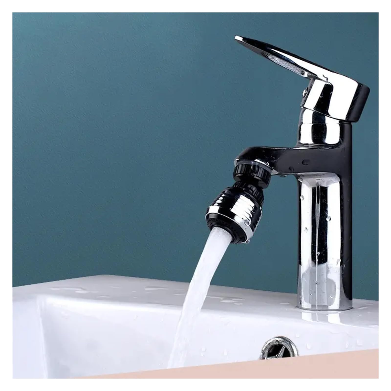 Ugello Rotante per Rubinetto da Cucina, aeratore per Il Risparmio idrico, Accessori per rubinetti, Facile Installazione