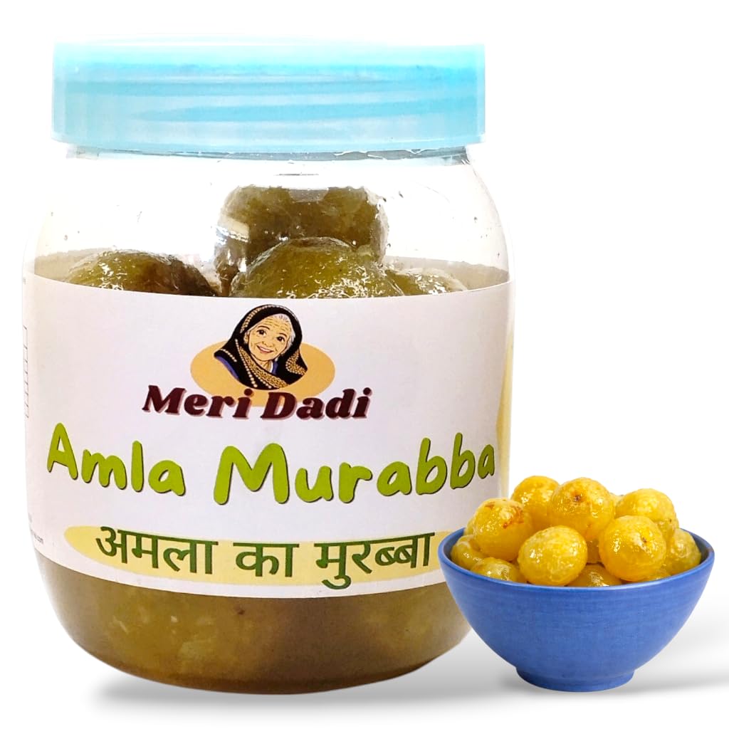 Meri Dadi Honey & Amla Murabba 500g - 100% Natural Amla Ka Murabba with Pure Honey - Healthy and Sweet Murrabba for Digestion & Immunity - No Artificial Preservatives - Immunity Booster-image-48