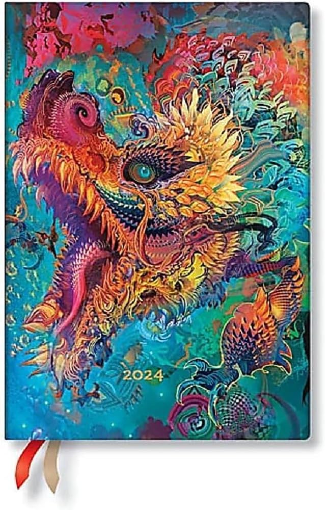 12-Monatskalender Flexi 2024 Humming Dragon Midi Horizontal