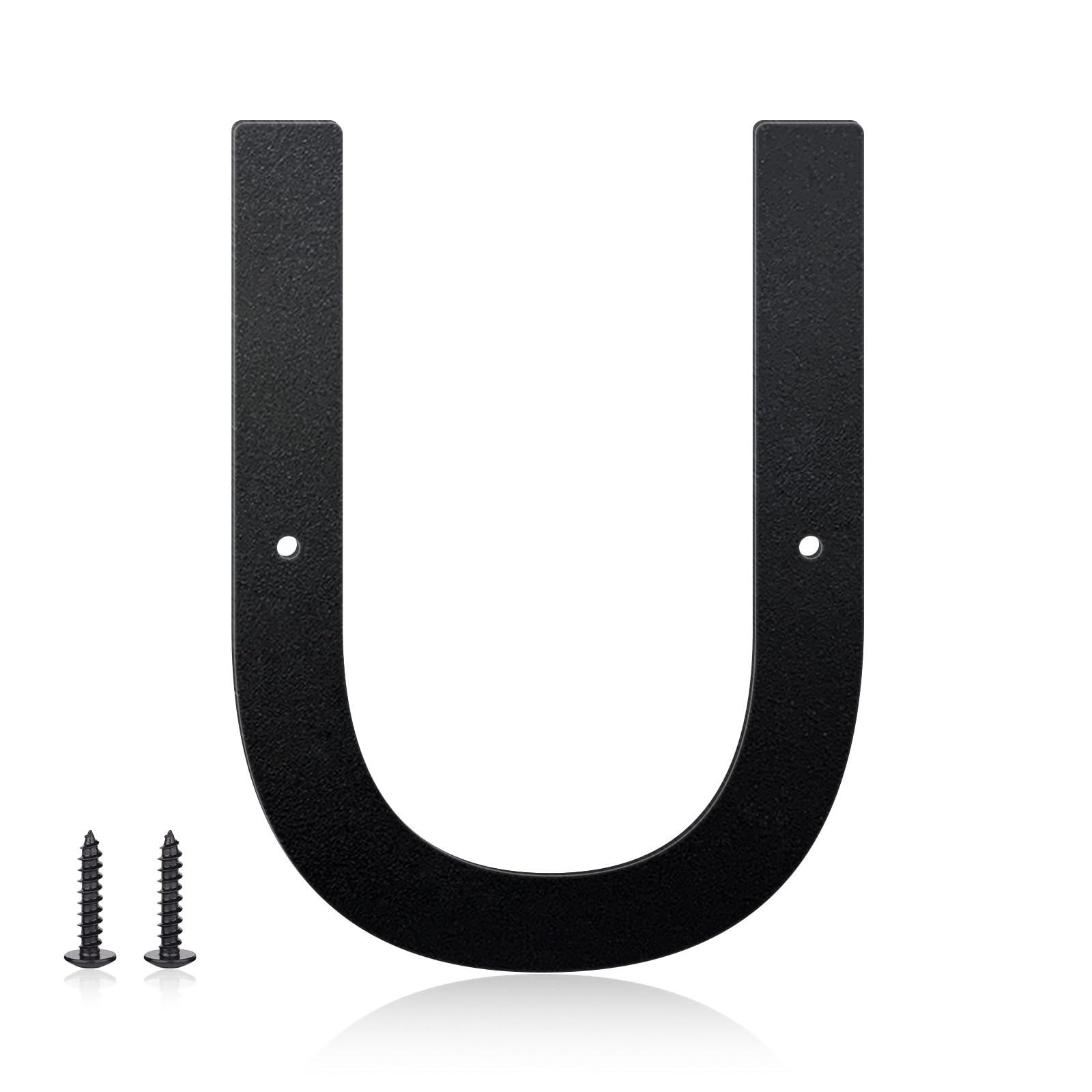 4 inch house numbers and metal letters for outdoor signs, house numbers for outside, aluminum address letters and numbers for door, mailbox, garden, perfect for home or office (letter u)