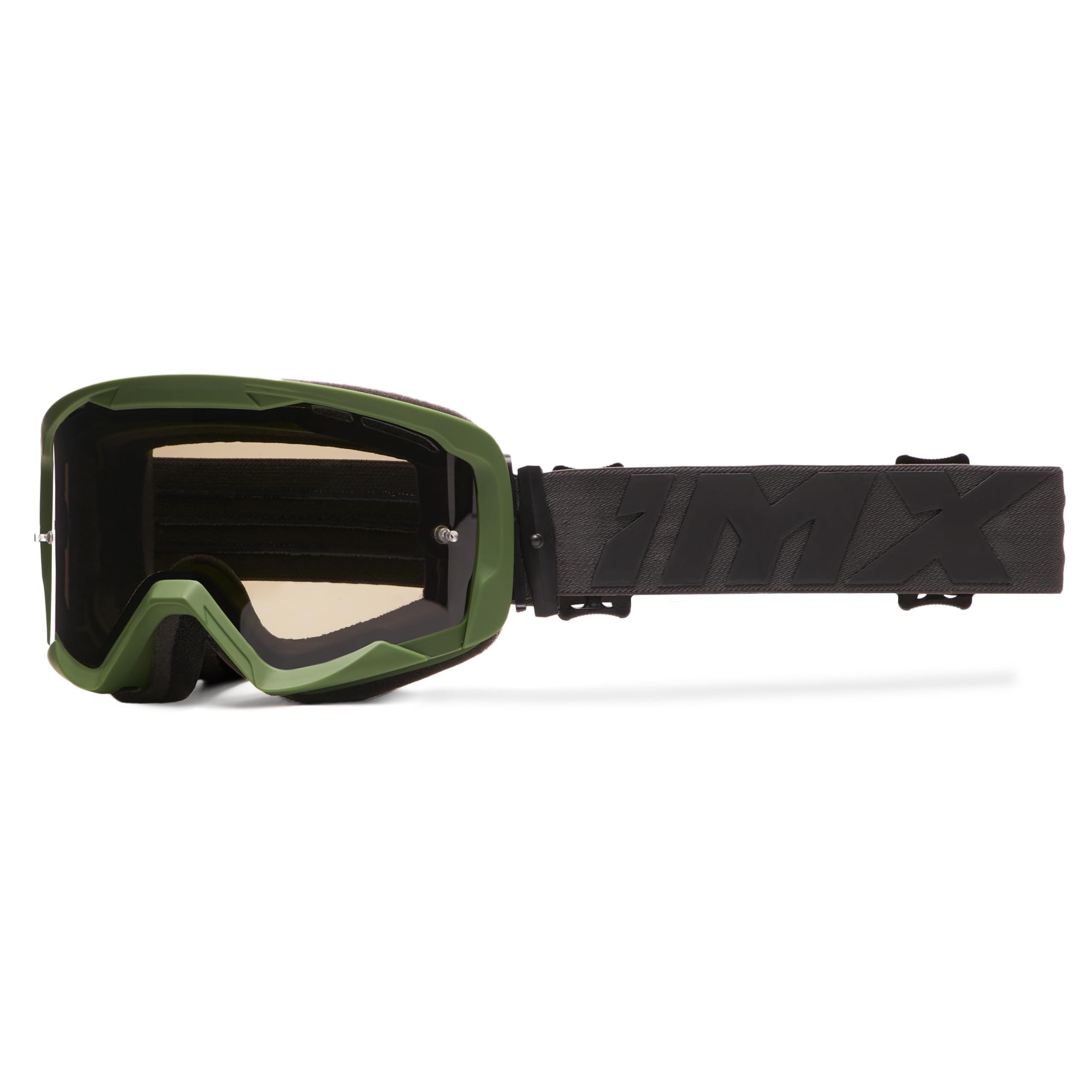 Endurance Gafas de Moto | Esponja de Triple Capa | DualLens Recubrimiento Antivaho Antiarañazos | Banda Ancha de 40 mm con Estampado de Silicona | Dos Lentes Incluidos