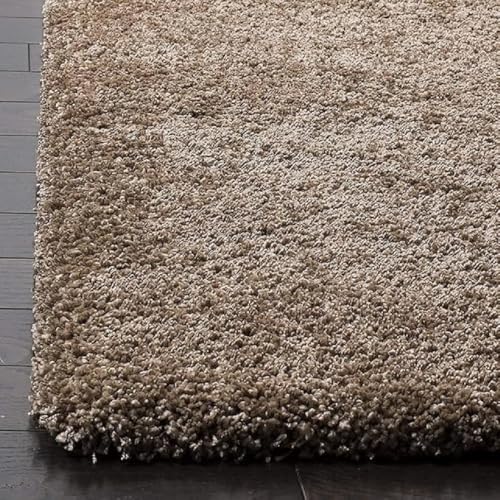 Image of Carpet for Living Room 5X7 FEET Modern Soft Shaggy Carpet Thick, Fluffy & 2 inch Pile Shag Rug for Your Kids Room, Bedroom & Livingroom (Beige Brown)